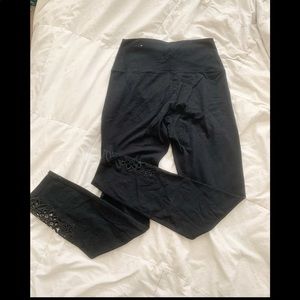 Aerie Lace Bottom Leggings